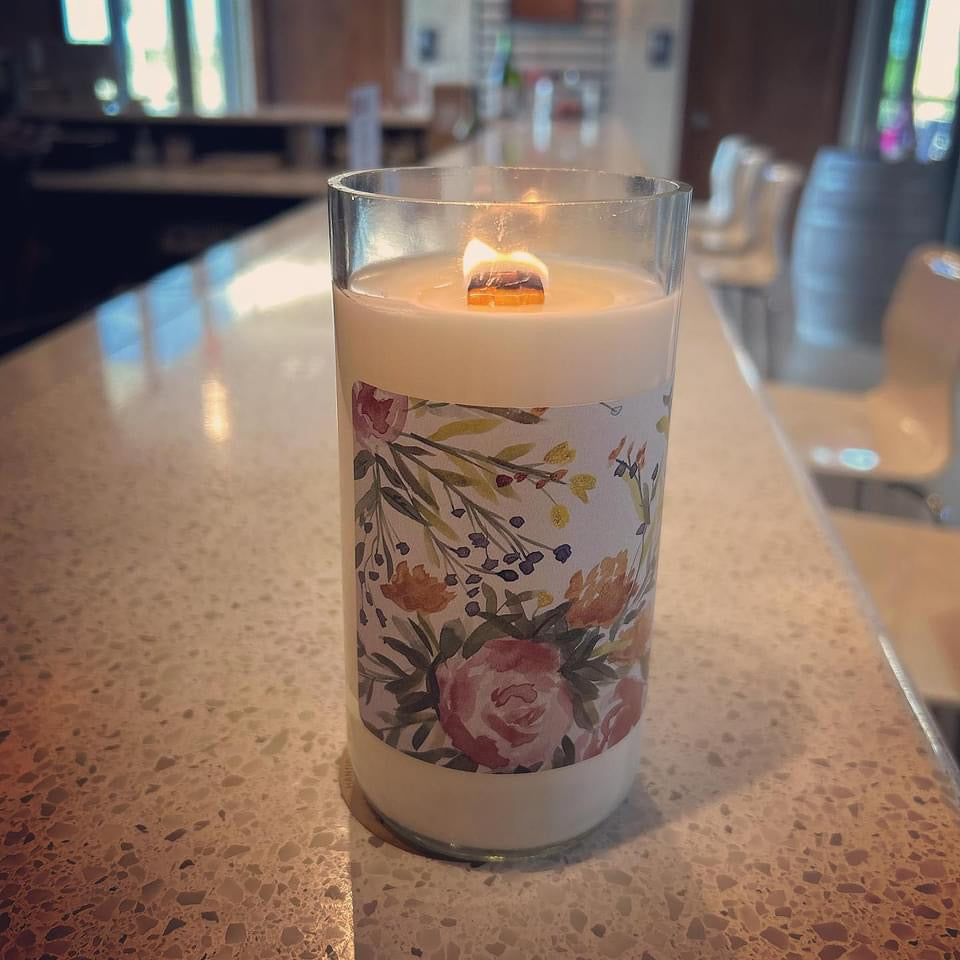 Custom Wine/Liquor Bottle Candle