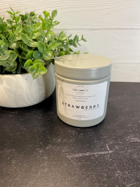 white oak and vanilla - Wylie Candle Co.