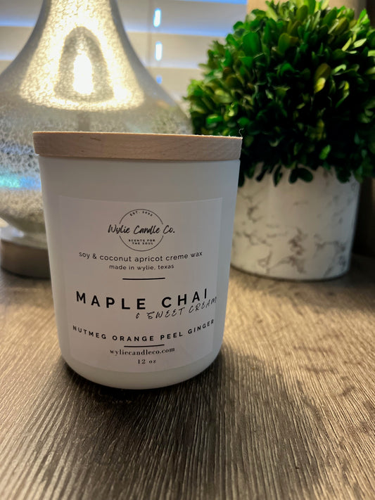 maple chai & sweet cream-essential oils - Wylie Candle Co.